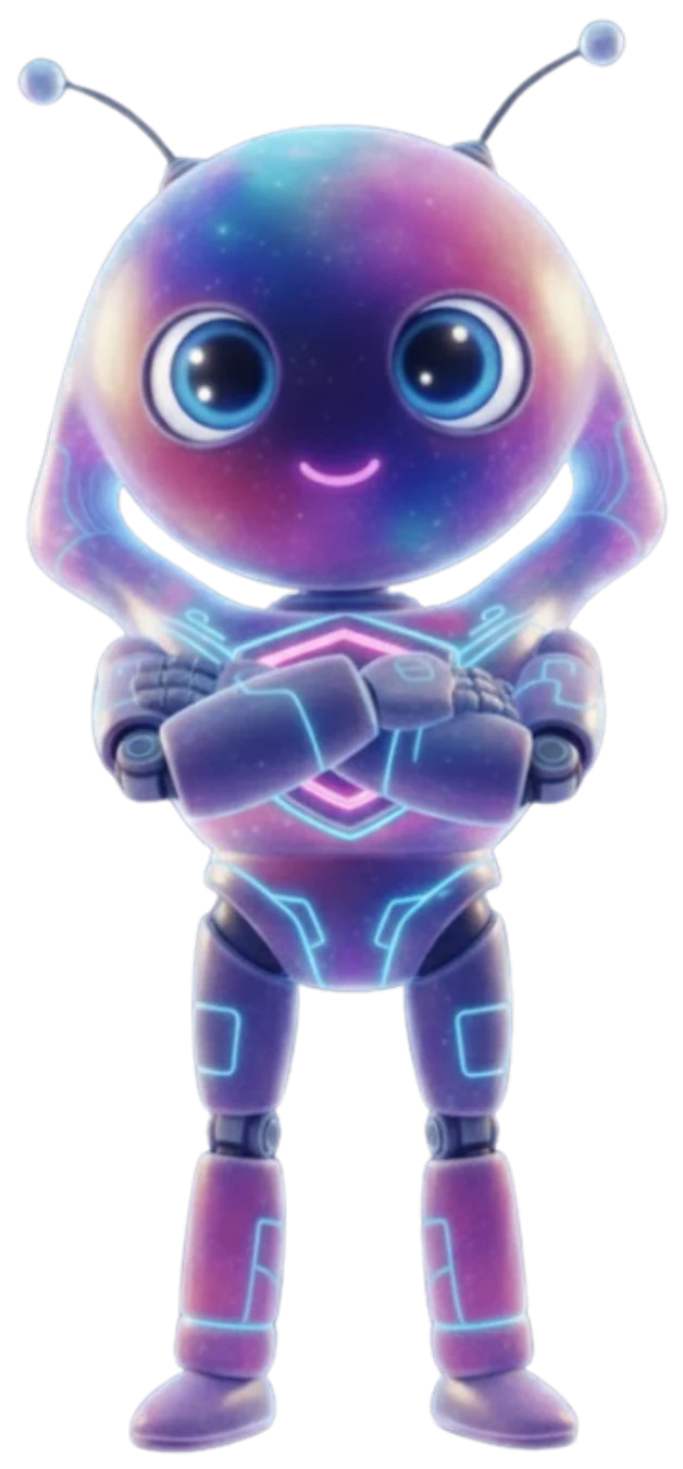 Mascote da Easy Hunter operando o recrutamento