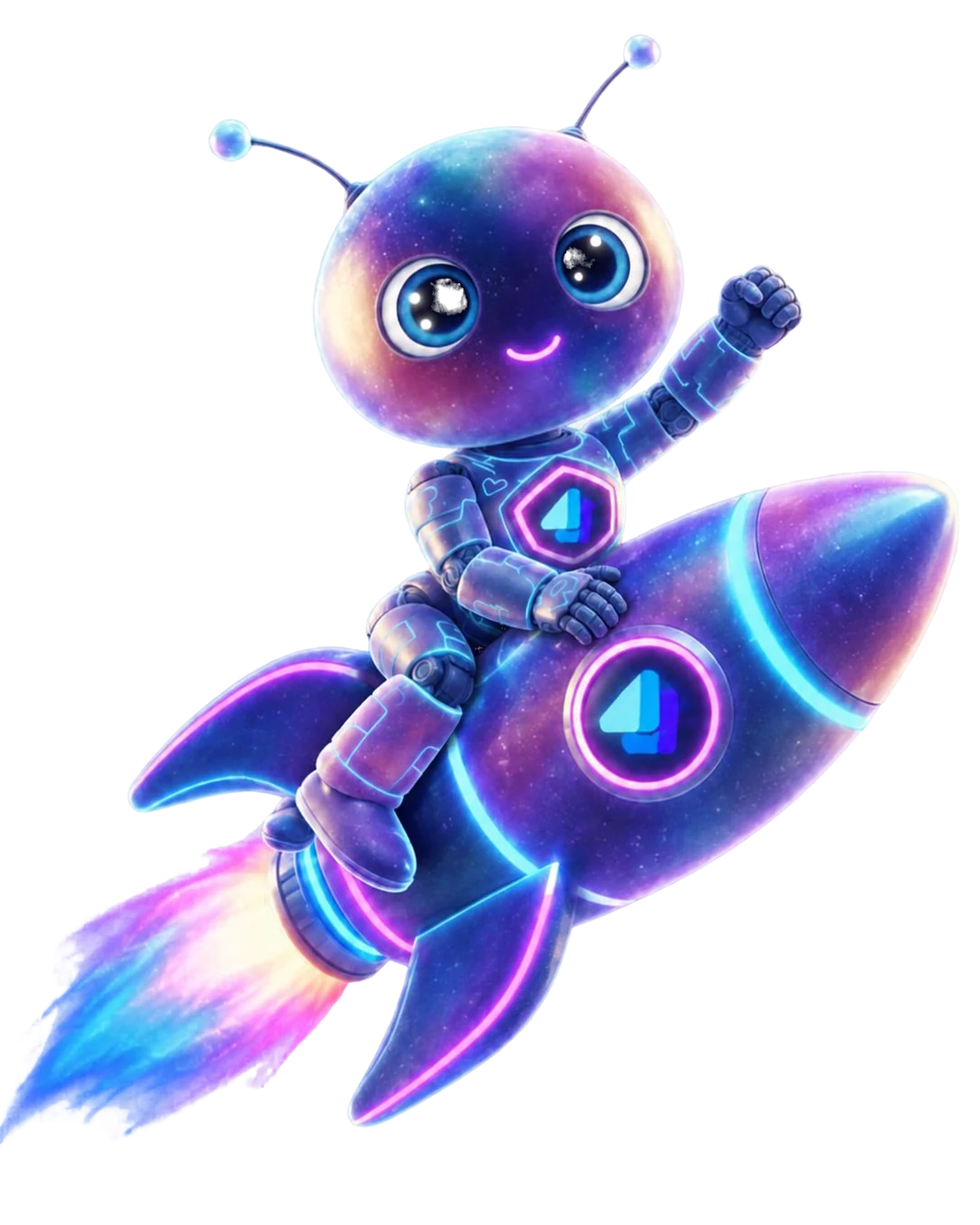 Mascote da Easy Hunter destacando a velocidade de entrega
