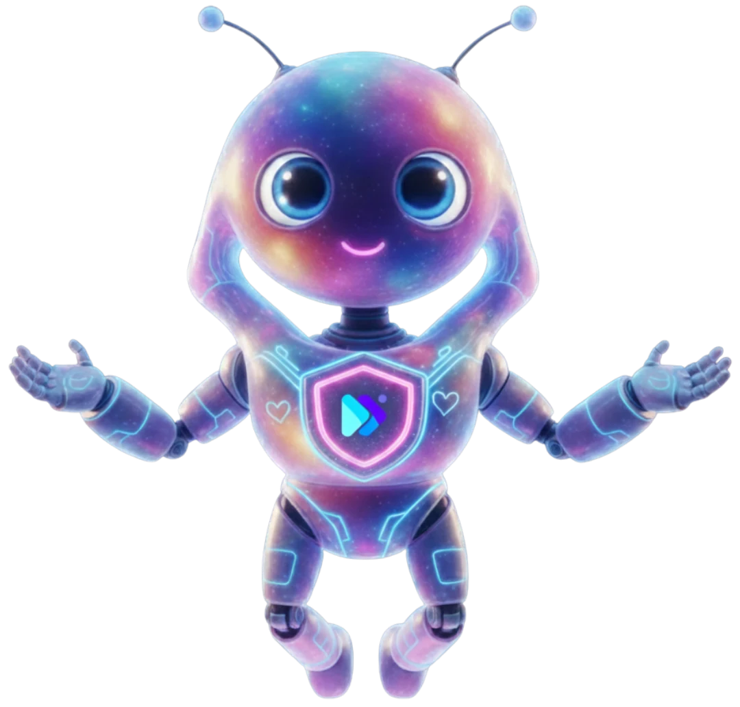 Mascote da Easy Hunter apresentando a consultoria